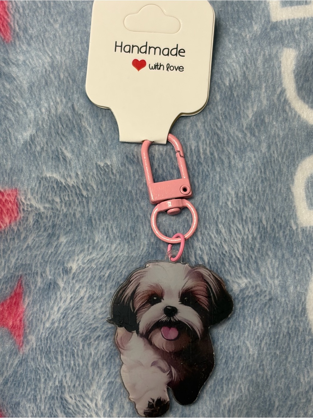 Adorable Shih Tzu Backpack Charm NWT